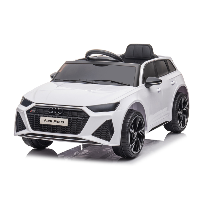 Audi RS6 12V Voiture électrique pour enfants- Blanc
