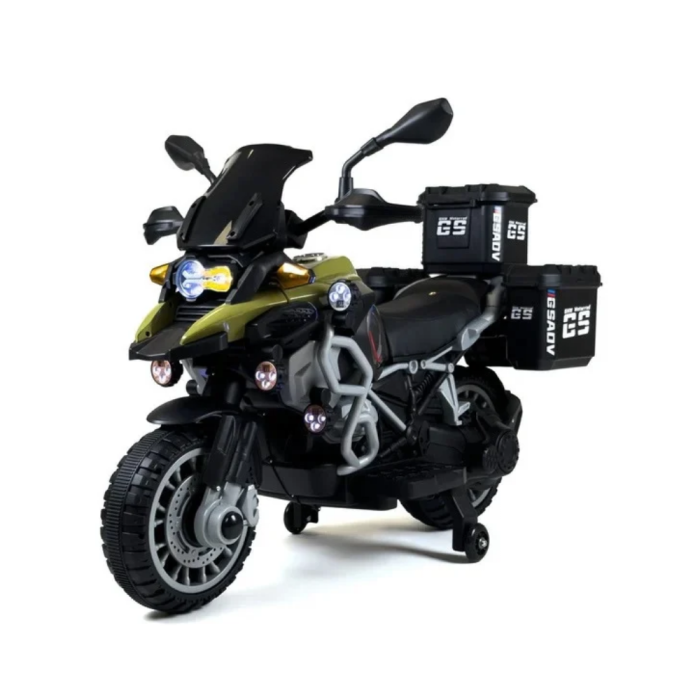 Moto Électrique Adventure 12V 7Ah pour Enfants-Vert