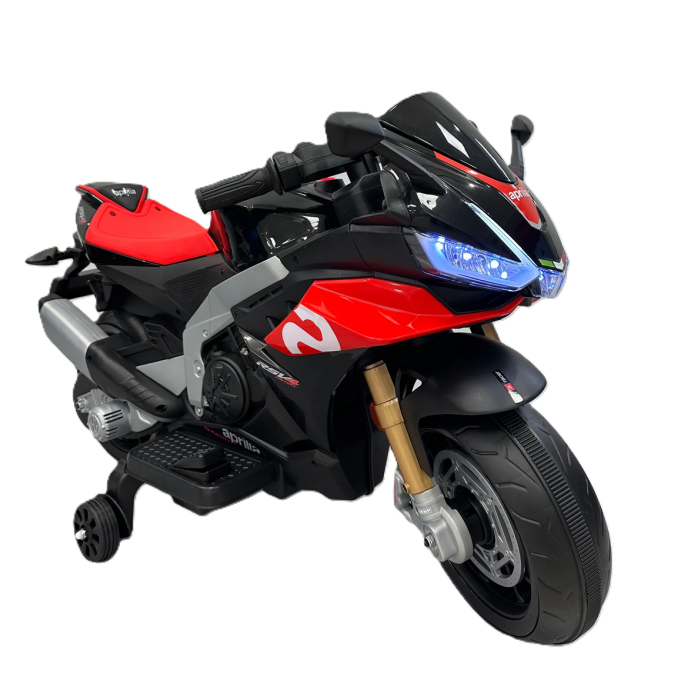 Moto électrique pour enfants Aprilia Racing RSV4 Small 12V-Noir