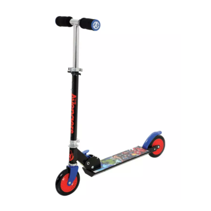 Trottinette pliante Marvel Avengers à 2 roues en aluminium pour enfants