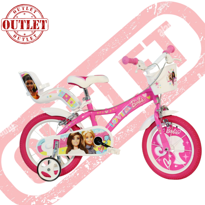 Vélo pour filles Dino Bikes New Barbie 16"-Deuxième choix