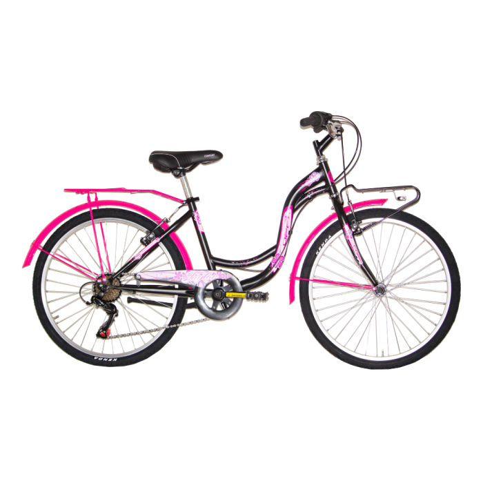 Bici Coppi Taylor 24" - con Cambio 6V-Nero