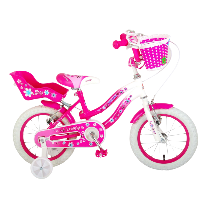 Vélo pour fille Volare Lovely 16" - Mouvement à roulement à billes