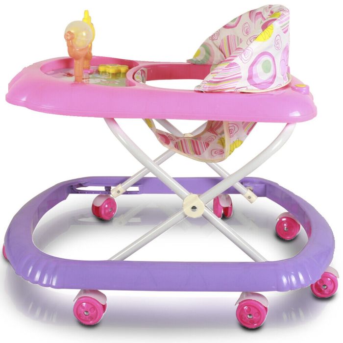 Marcheur Wizy Happy pour les premiers pas, pliable et peu encombrant, avec console de jeux intégrée