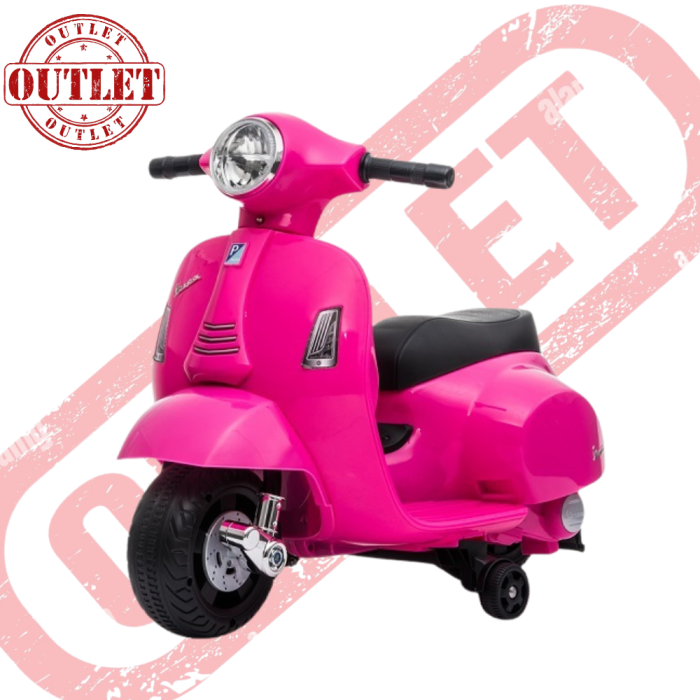 Vespa électrique Piaggio Vespa Mini GTS Super 6V pour enfants Rose - Second Choice