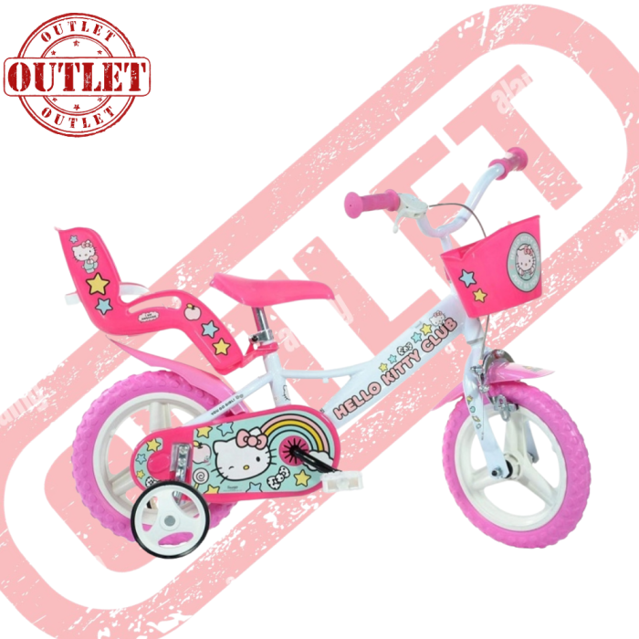 Vélo pour filles Dino Bikes Hello Kitty 2 12" - Deuxieme Choix