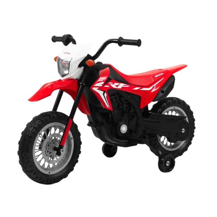 Moto Honda CRF 250 12V pour Enfants avec Licence Officielle- Rouge