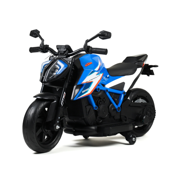 Moto KTM Super Duke 1290 12V pour Enfants avec Licence Officielle-Blue