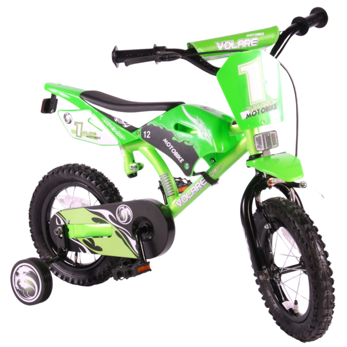 Vélo Enfant Volare Moto Bike 12" Satin Green