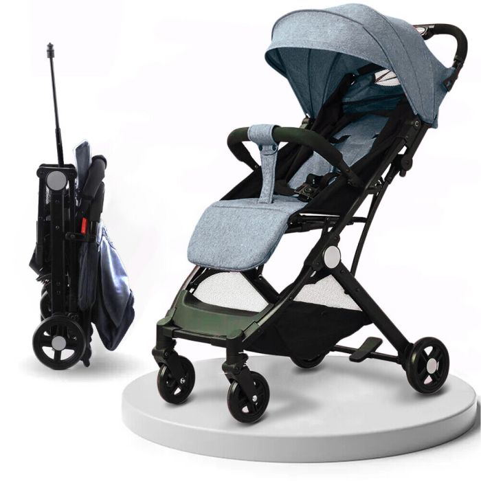 Poussette ultra-légère Wizy Easy, pliage facile, gain de place, capacité de 15 kg