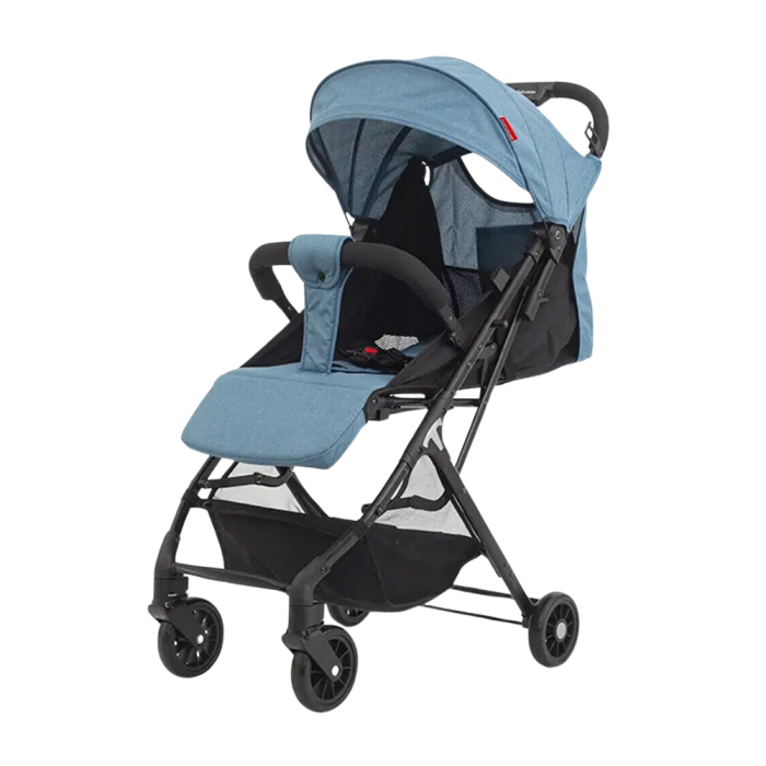 Poussette ultra-légère Wizy Pro, pliage facile, gain de place, capacité de 15 kg