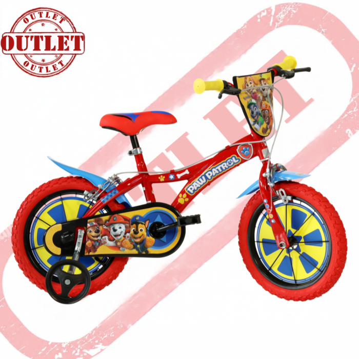 Vélo enfant Dino Bikes PAW PATROL 14" - Deuxième choix