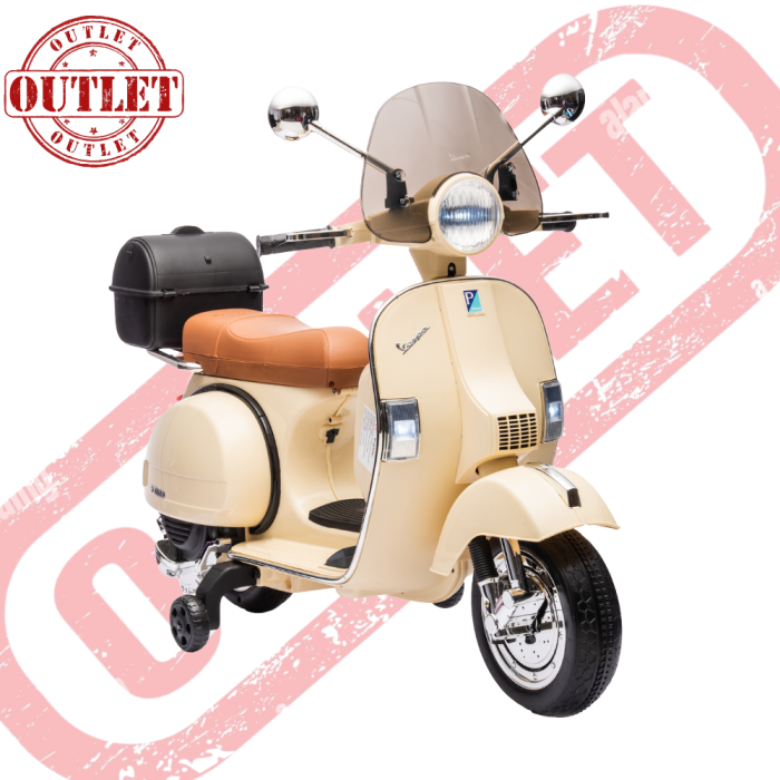 Piaggio VESPA PX150 Moto électrique pour enfants, Ivoire - Second Choice