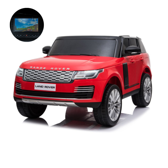 Auto Elettrica Per Bambini Land Rover Range Rover Full Optional-Rosso