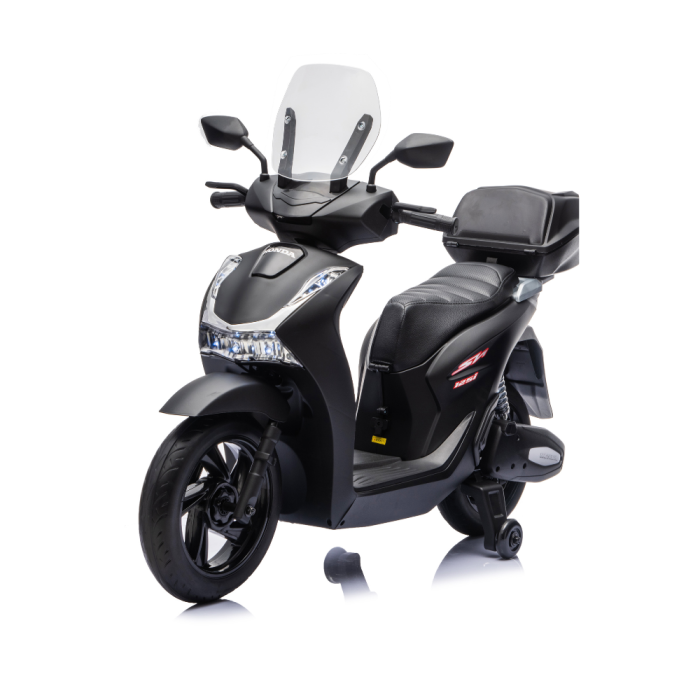 Moto Électrique pour Enfants Honda SH125 Peinte 12V avec Licence Officielle Honda- Noir