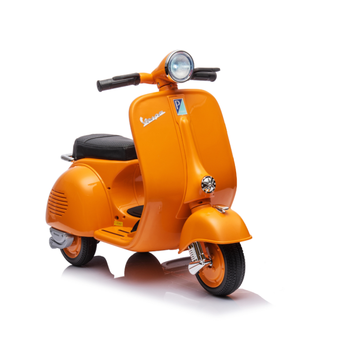 Vespa Sidecar Small Special 6V pour Enfants avec Licence Officielle Piaggio-Orange