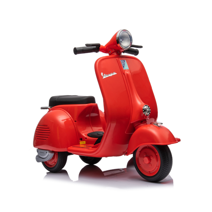 Vespa Sidecar Small Special 6V pour Enfants avec Licence Officielle Piaggio-Rouge
