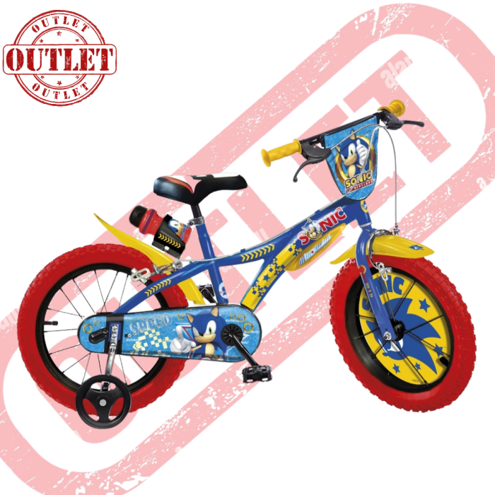 Vélo pour enfants Dino Bikes SONIC 16"- Deuxième choix