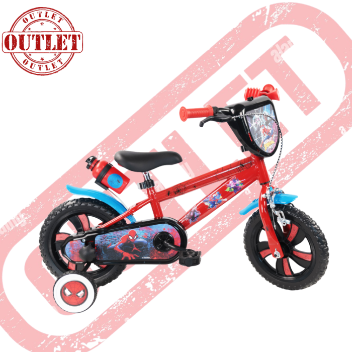 Vélo enfant Denver Marvel Spiderman 12" - Deuxième Choix