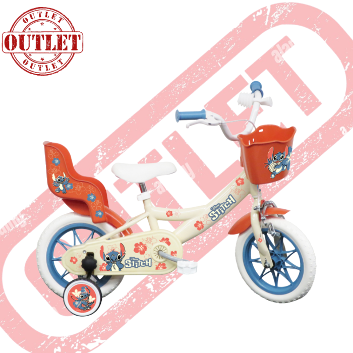 Vélo pour filles Disney Stitch Denver 12" - Deuxième Choix
