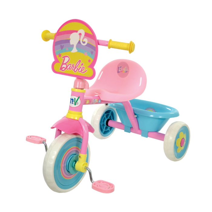 Tricycle à pédales Disney BARBIE Premier Tricycle avec poignée