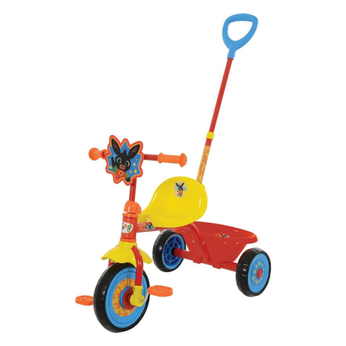 Premier tricycle BING à pédales avec poignée