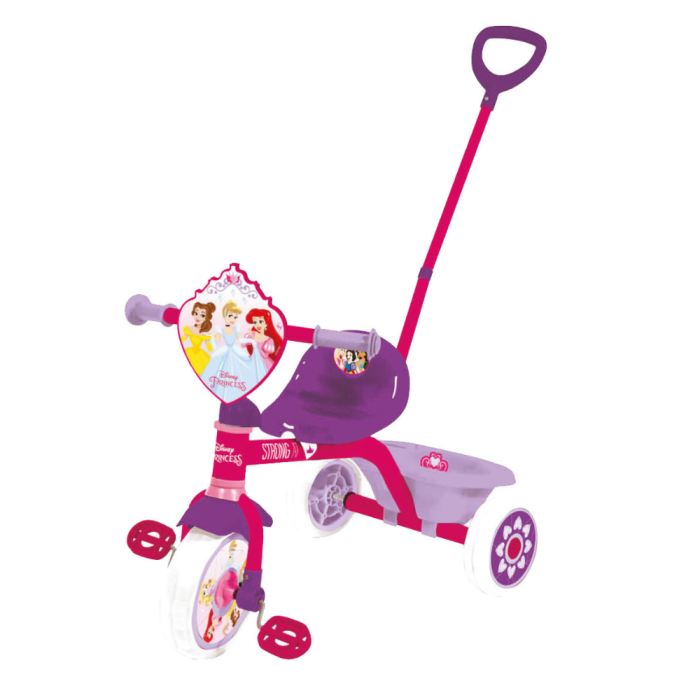 Tricycle à pédales Disney Princess First Trike avec poignée